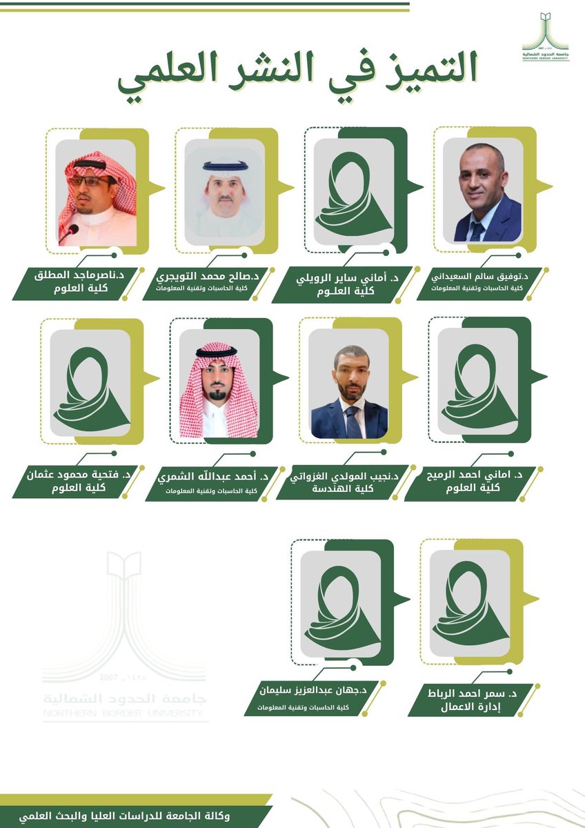 وكالة الجامعة للدراسات العليا والبحث العلمي tweet media