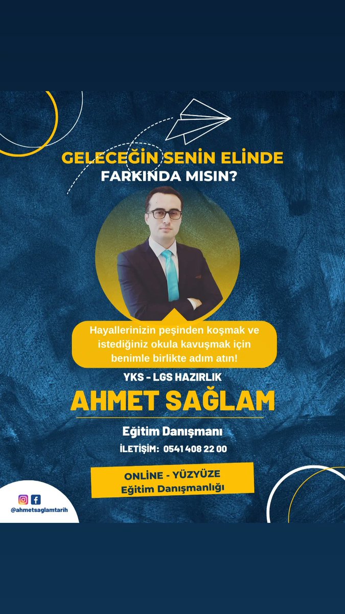 Büyük deprem ile ara verdiğim Eğitim Danışmanlığına tekrardan başlamış bulunmaktayım.
Öğrencilerimize üniversite ve lise hazırlıkta koçluk yapmaya devam edeceğim.
Online veya yüzyüze yapacağım bu eğitim danışmanlığına başvurmak için dm yoluyla iletişime geçebilirsiniz.
#eğitim