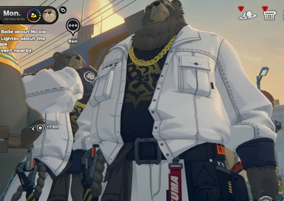 The owner of @DailyBenZZZ must've tragically died.
I mean, I can't imagine anyone would ever stop posting about Ben Bigger for any other reason.
In light of this, have some of my own Ben photography, a preview of my upcoming "New Eridu Candid Bear Photography Blog"