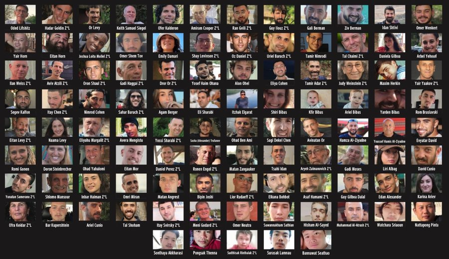 (via Aviva Klompas <a href="/AvivaKlompas/">Aviva Klompas</a>)

100 gegijzelden zielen roepen naar ons. #BringThemHome 🎗️