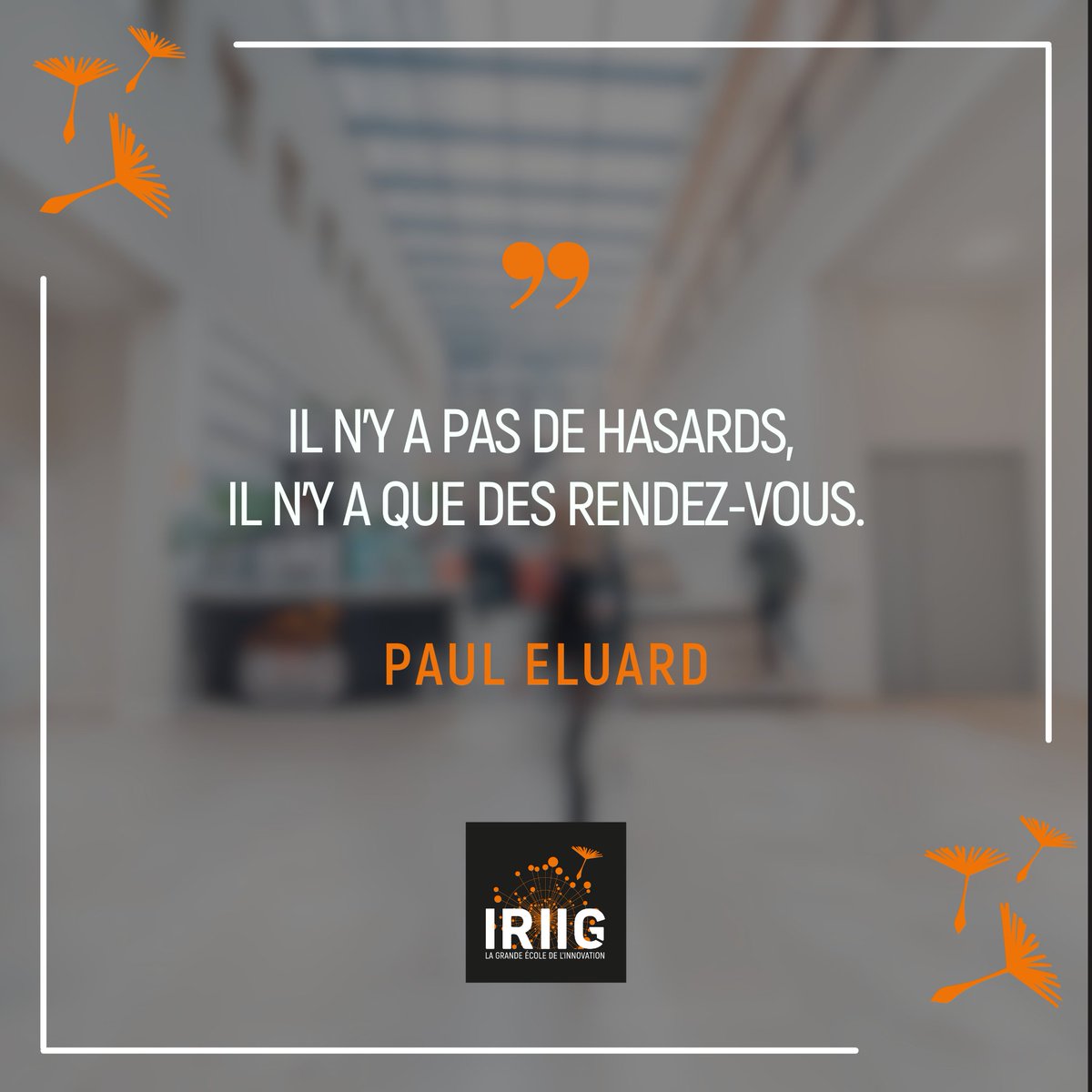 Belle semaine inspirante à tous ! #EnjoyImpactInnovation #WeAreIRIIG #citation #inspiration #mondaymotivation