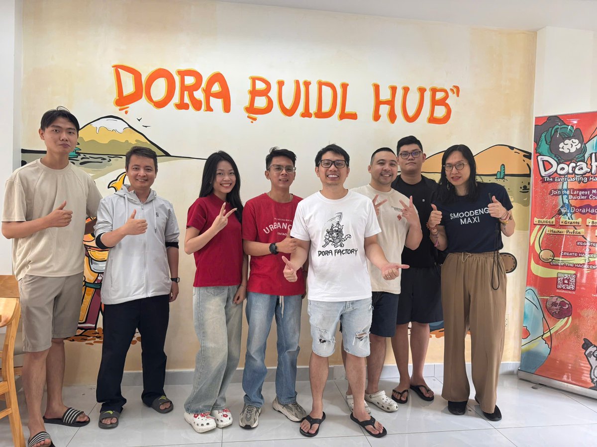 BUIDLStationVN's tweet photo. Mời mọi người cùng xem lại một số hình ảnh của BUIDL Station meetup ngày 21 tháng 12 2024.

Đăng ký tham gia miễn phí tại đây: https://t.co/zG6y8H6rq7

#WeeklyMeetup #Web3Developers #DoraHacks #DoraFactory https://t.co/zWQodoofU3