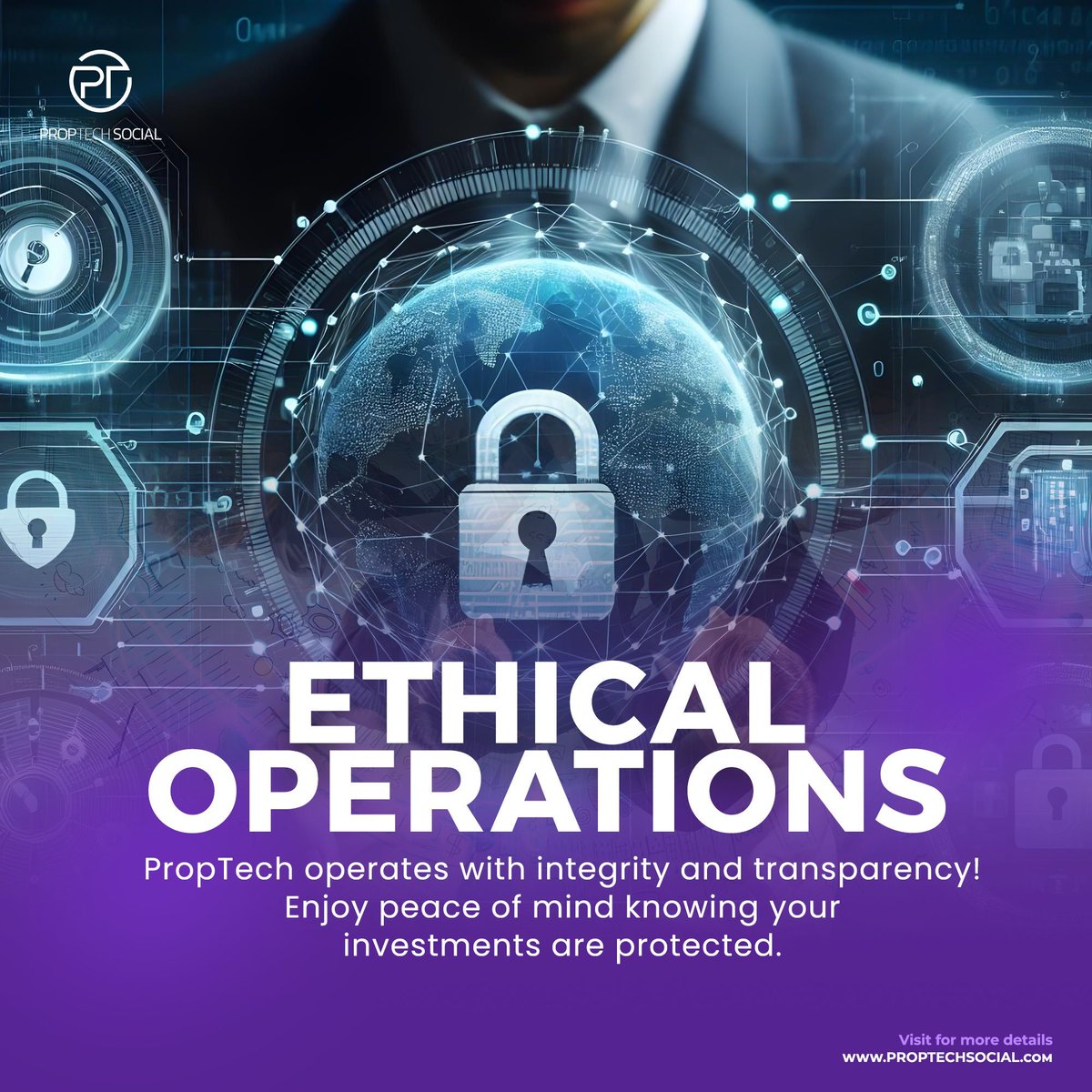PropTechsocial's tweet image. 🔒 Ethical Operations with PropTechSocial Integrity. Transparency. Peace of mind.

Your investments are protected with PropTech. ✅

💻 Learn more about our values: proptechsocial.com

#EthicalOperations #Transparency #PropTechSocial #InvestmentProtection