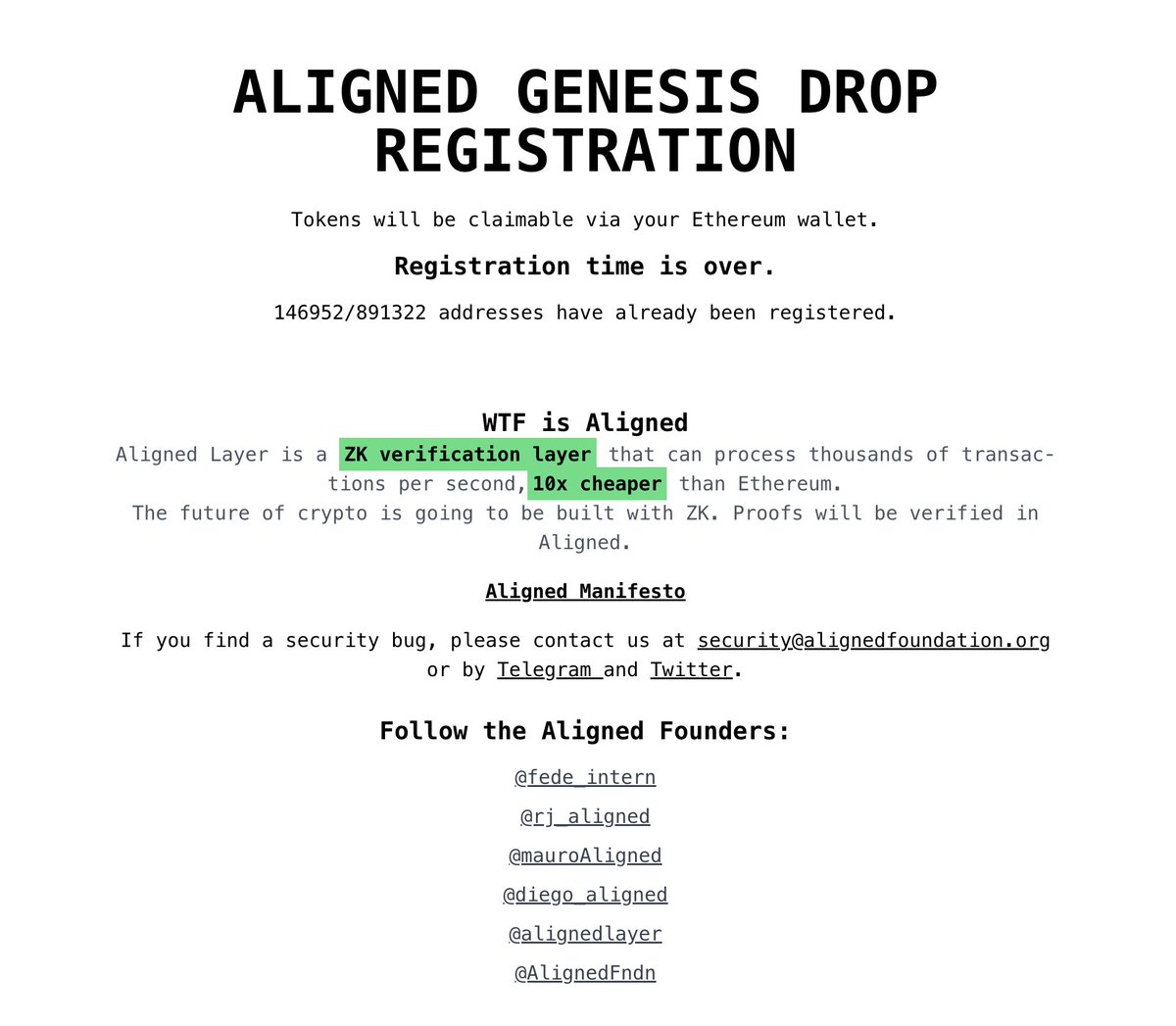 MonteKriptoKont's tweet image. Aligned #Airdrop için kayıt işlemi tamamlandı. 

Cüzdanların yaklaşık %85' i kayıt yapmamış. Eğer bu kayıt yapmayan cüzdanların ödülleri, kayıt yapanlara aktarılırsa hatırı sayılı bir  ödül alırız diye tahmin ediyorum. 

#aligned