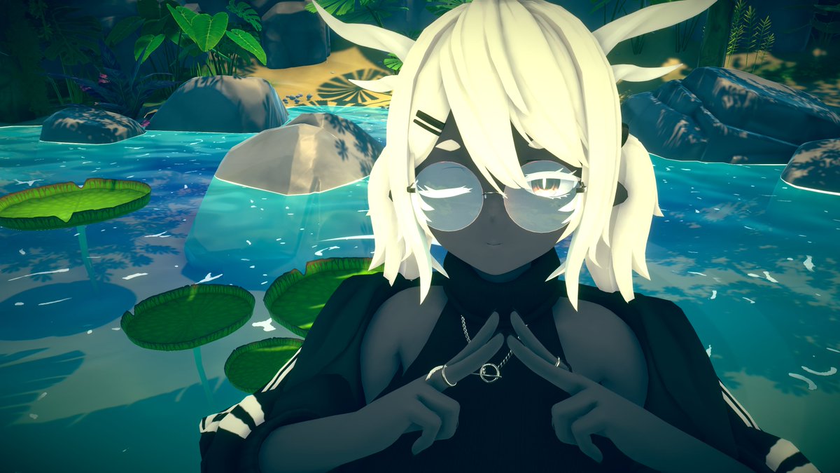 SolistarVR's tweet image. Taking cute pictures at the oasis.