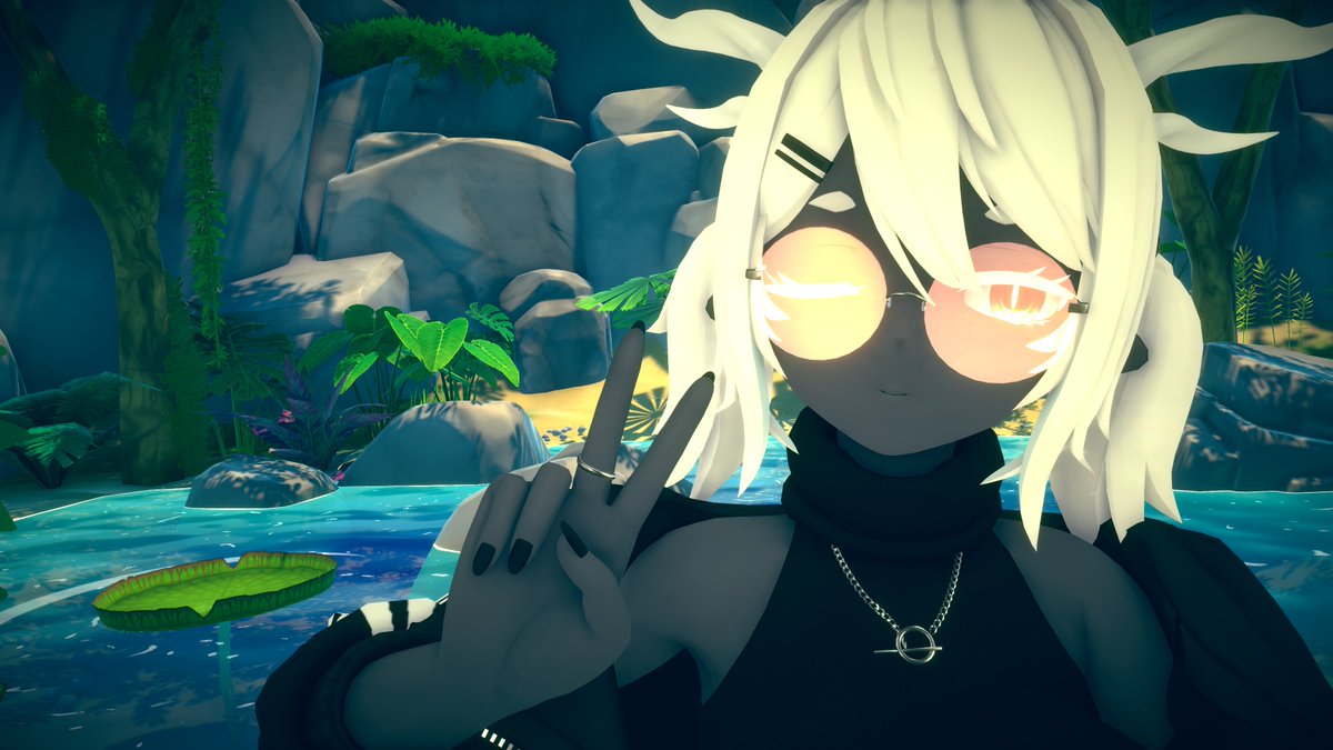 SolistarVR's tweet image. Taking cute pictures at the oasis.