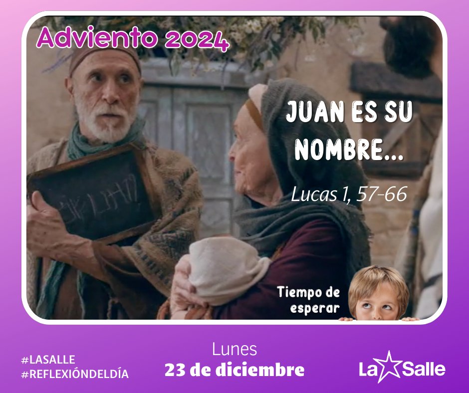 #lasalle
#reflexióndeldía
#Adviento24
#Tiempodeesperar