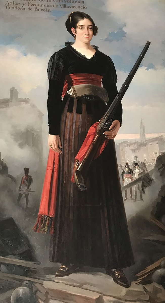 El 23 de diciembre de 1814 falleció la "Heroína de los Sitios de Zaragoza" María de la Consolación Azlor, Condesa consorte de Bureta y Palafox. Fue una de las mujeres que más se distinguieron durante los asedios de Zaragoza que los gabachos iniciaron el 15 de junio de 1808.