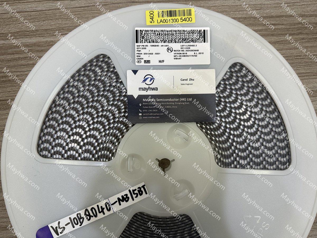 Carol Zhu (@carolzzhu) on Twitter photo IN STOCK!
P/N:VS-10BQ040-M3/5BT
MFR:Vishay
DESC:DIODE SCHOTTKY 40V 1A DO214AA
If you have any requirement , please feel free to contact me!
Email: carolzhu@mayhwa.com
#EMS #OEM #CEM #Vishay #IC #Semiconductor
#electroniccomponents #TVS
#Chips #SMT #THT #Inductors #Diodes IN STOCK!
P/N:VS-10BQ040-M3/5BT
MFR:Vishay
DESC:DIODE SCHOTTKY 40V 1A DO214AA
If you have any requirement , please feel free to contact me!
Email: carolzhu@mayhwa.com
#EMS #OEM #CEM #Vishay #IC #Semiconductor
#electroniccomponents #TVS
#Chips #SMT #THT #Inductors #Diodes