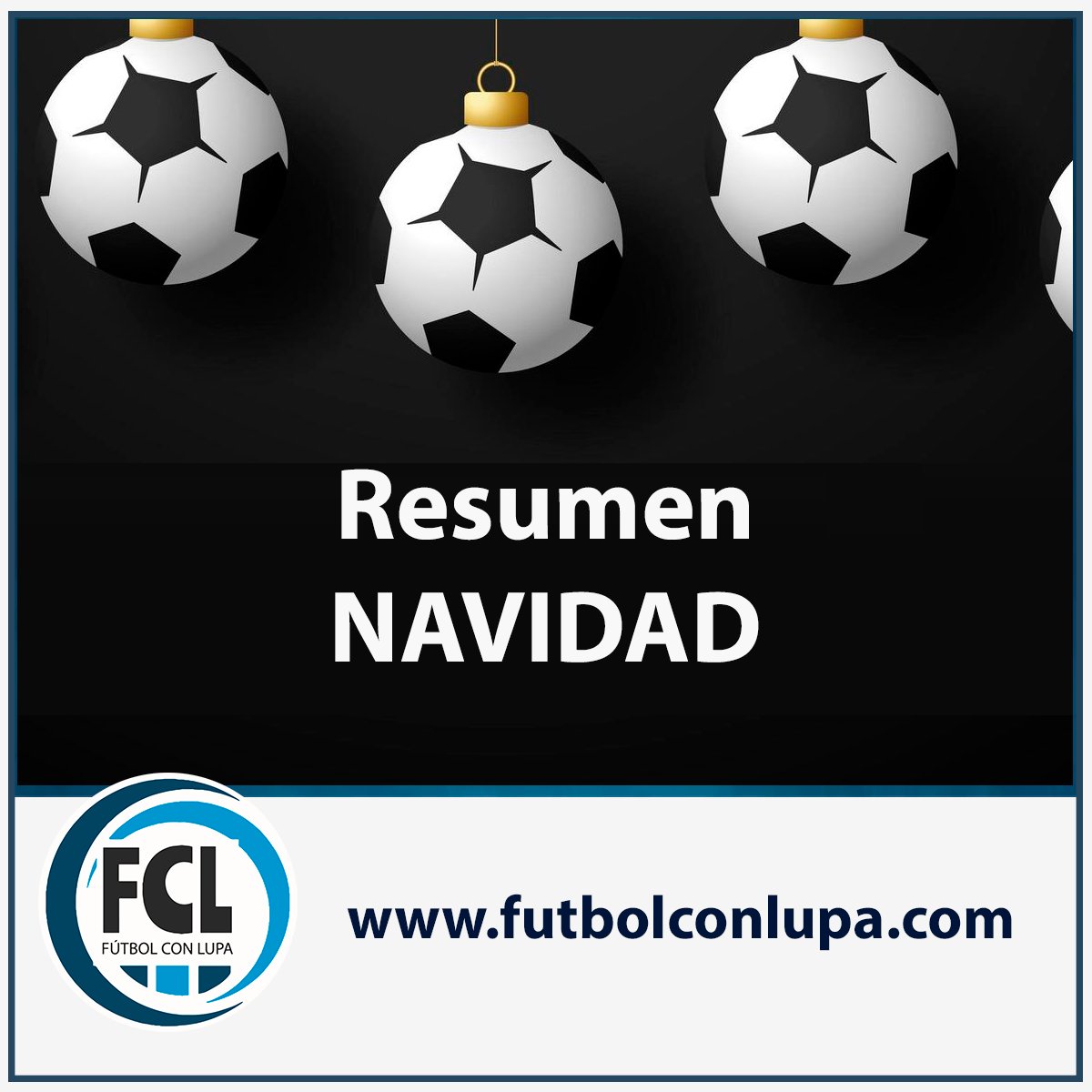 🎄Estado de las competiciones en el parón de Navidad 🎄 
Un repaso a nuestros grupos desde la 1ª RFEF hasta Juvenil Nacional. Descubre quién lidera, los play-offs, descensos y más. 

Todo el fútbol en: futbolconlupa.com

Sigue el hilo 👇 
#FútbolConLupa #NavidadFutbolera