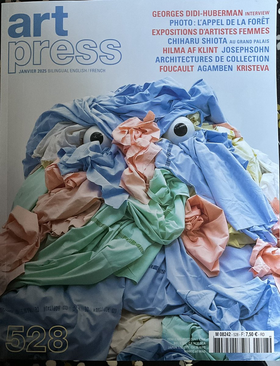 CahiersdeTinbad's tweet photo. Le nouvel "artpress" (n•528, janv. 25) est sorti, avec 3 chroniques littéraires de la Tinbad-team (@olrach333 et Guillaume Basquin) dedans : https://t.co/I1SJHmulg2