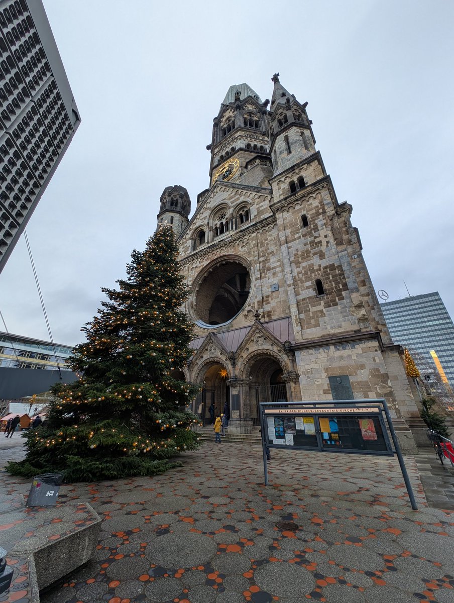 shaun7r's tweet photo. Kirsch Gluhwein in a fantastic place ..... #BlueChurch ##Haupstadt understandably a subdued atmosphere..... https://t.co/z7o7f4LoZK