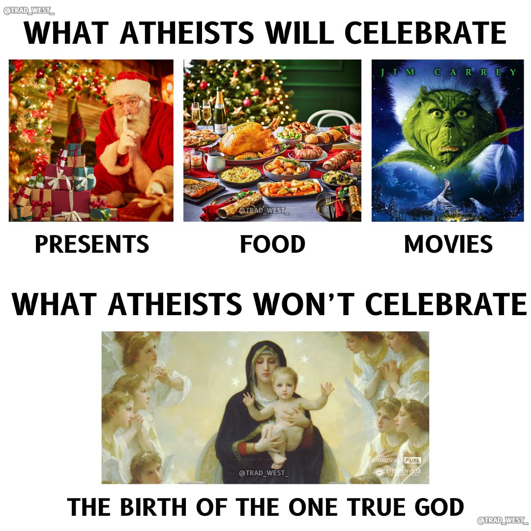 trad_west_'s tweet photo. Remember the REASON for the season https://t.co/U4H9SQ3qlc