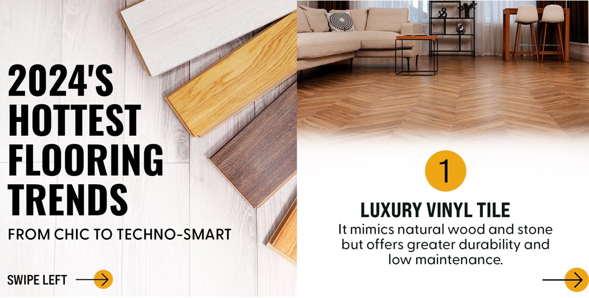 comnet_building's tweet photo. #FlooringTrends: From luxury vinyl tiles to smart, heated floorin#flooringtrendsg, these trends are reshaping modern spaces. Stay ahead with bold patterns, engineered hardwood, and more!

👉 Follow @comnet_building  for top updates in the building sector.

#comnet #construction https://t.co/ZAaZSdZcRT