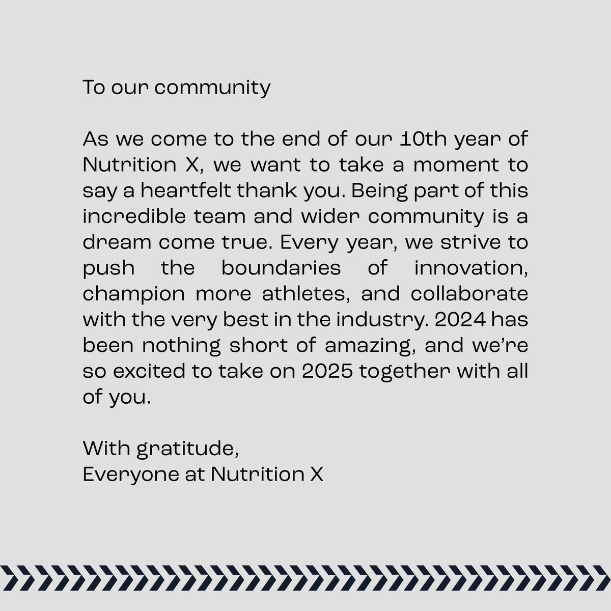 Nutrition_X's tweet image. Have a wonderful Christmas team 💙