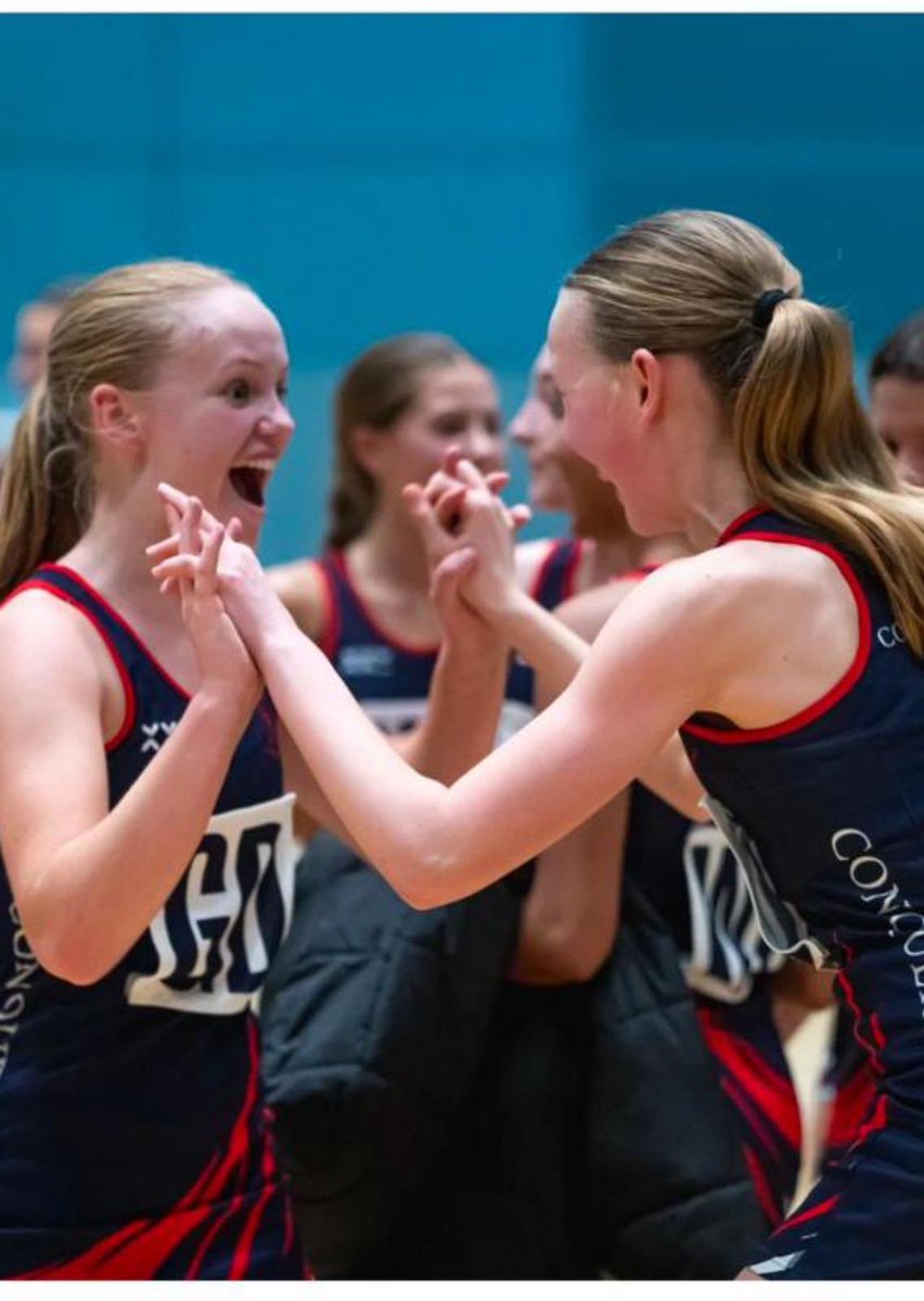 ConquerorsNC's tweet photo. Amazons celebrating their 3rd place win at the u16s ENG final ❤️💙

#netball #netballfamily #Conquerors #Amazon ENG Sports UK https://t.co/03bobMbdC8