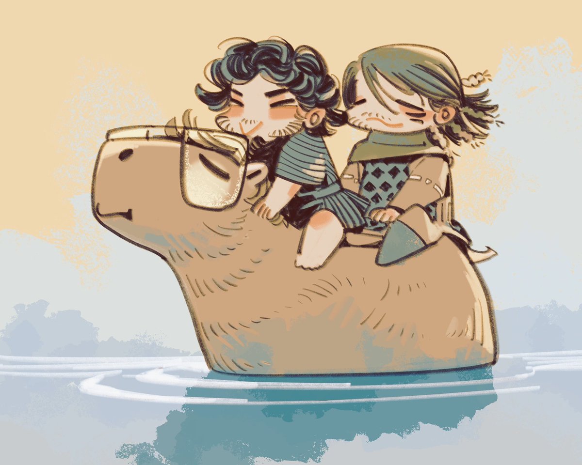 Unicorn_hamster's tweet photo. Wild Animals #trishad #CapyJeff #Hannigram https://t.co/hwZCsuZ5HH