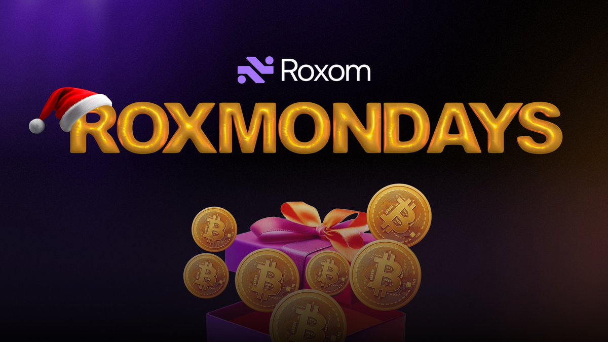 roxom's tweet photo. Monday funday! 🚀

Start your week with $60 USD in $BTC!

🎁 Here’s how to join the giveaway:

1⃣ Comment your RoxID below (sign up at https://t.co/5I927eYiI2).
2⃣ Retweet this post.
3⃣ Follow @roxomxyz.

⏳ Enter today until 23:59 GMT-3. 
👉 Only one winner per week. 

📜 T&Cs apply. Check below for details