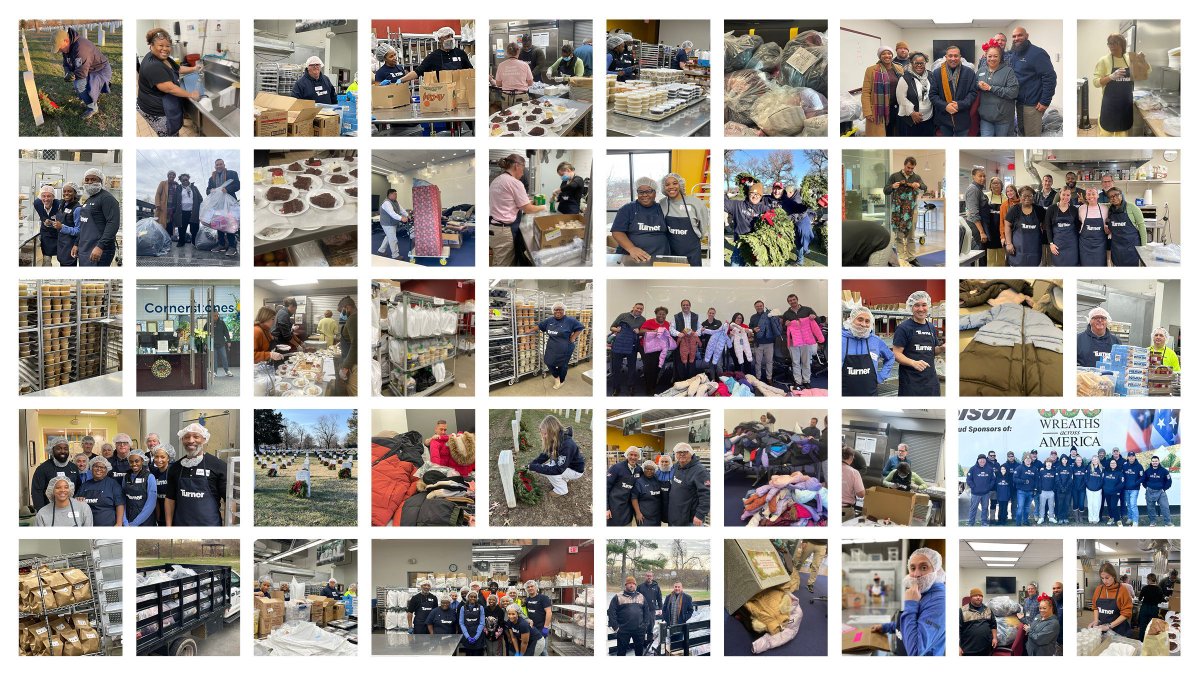 This year’s holiday initiative focused on serving and supporting the communities where we live, work, and build.