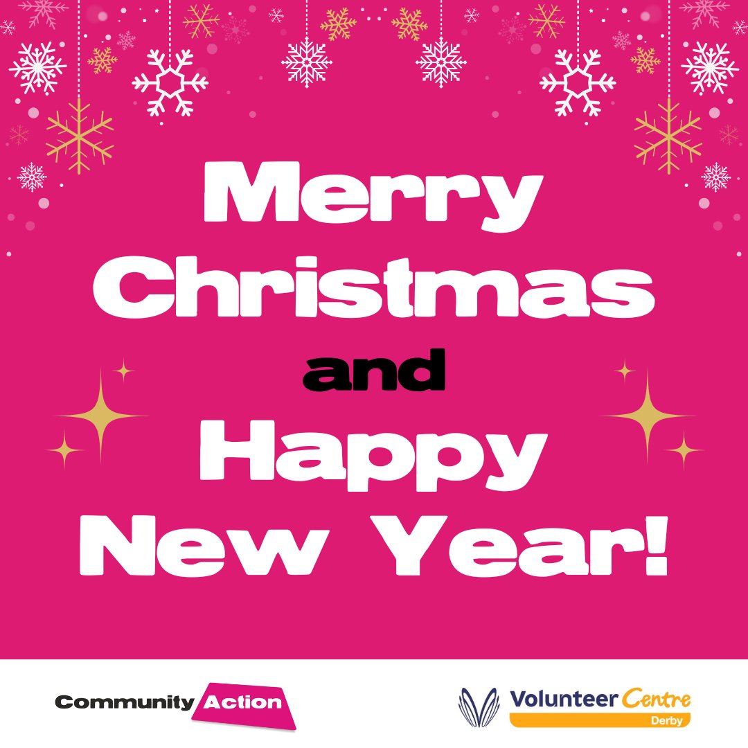 🎄 The Community Action offices will be closed for Xmas from 1pm on 23 Dec 2024 &amp; will re-open at 9am on 2 Jan 2025. Our social media channels will not be monitored during the break. Merry Christmas &amp; Happy New Year from all of us at Community Action! 🎅 

communityactionderby.org.uk/latest/news/Co…