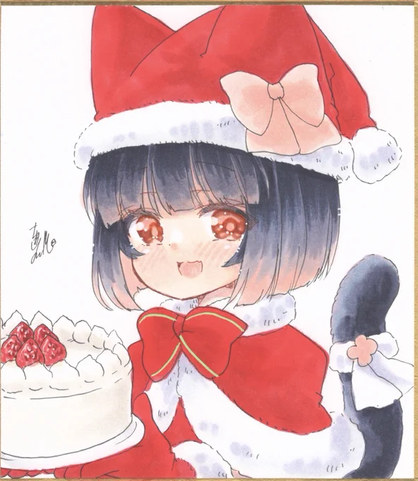 クリスマスなおちゃん #1日1絵ちま 
