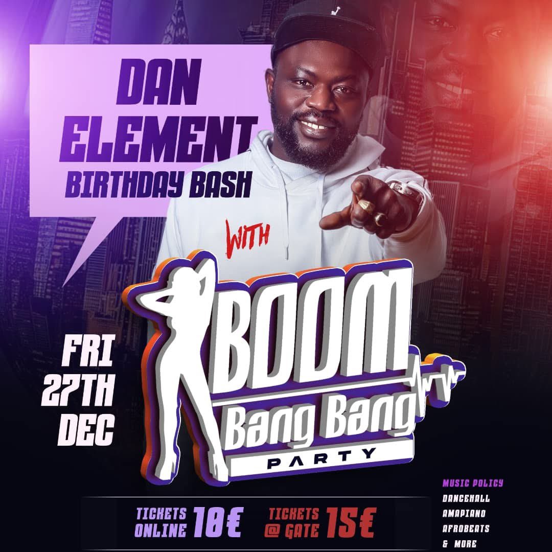 MikeDampha's tweet photo. 27.12.2024 #DanElement Birthday Bash Boom Bang Bang Party π₯
Don't miss it #Stuttgart #Germany https://t.co/a8UJgohEO2