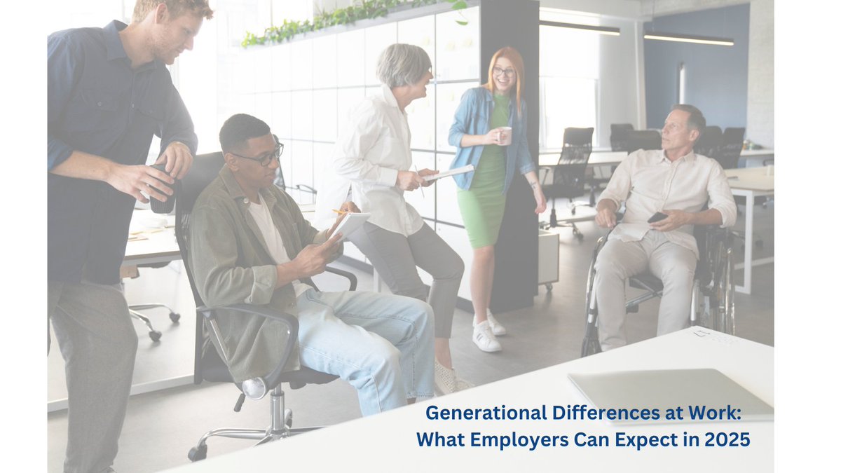 JobLookupGlobal's tweet image. Four generations. One workplace. Are you ready for 2025? Here’s how employers can adapt to generational differences.

🔗joblookup.com/explore/genera…

#worklife #jobs #worldofwork #management