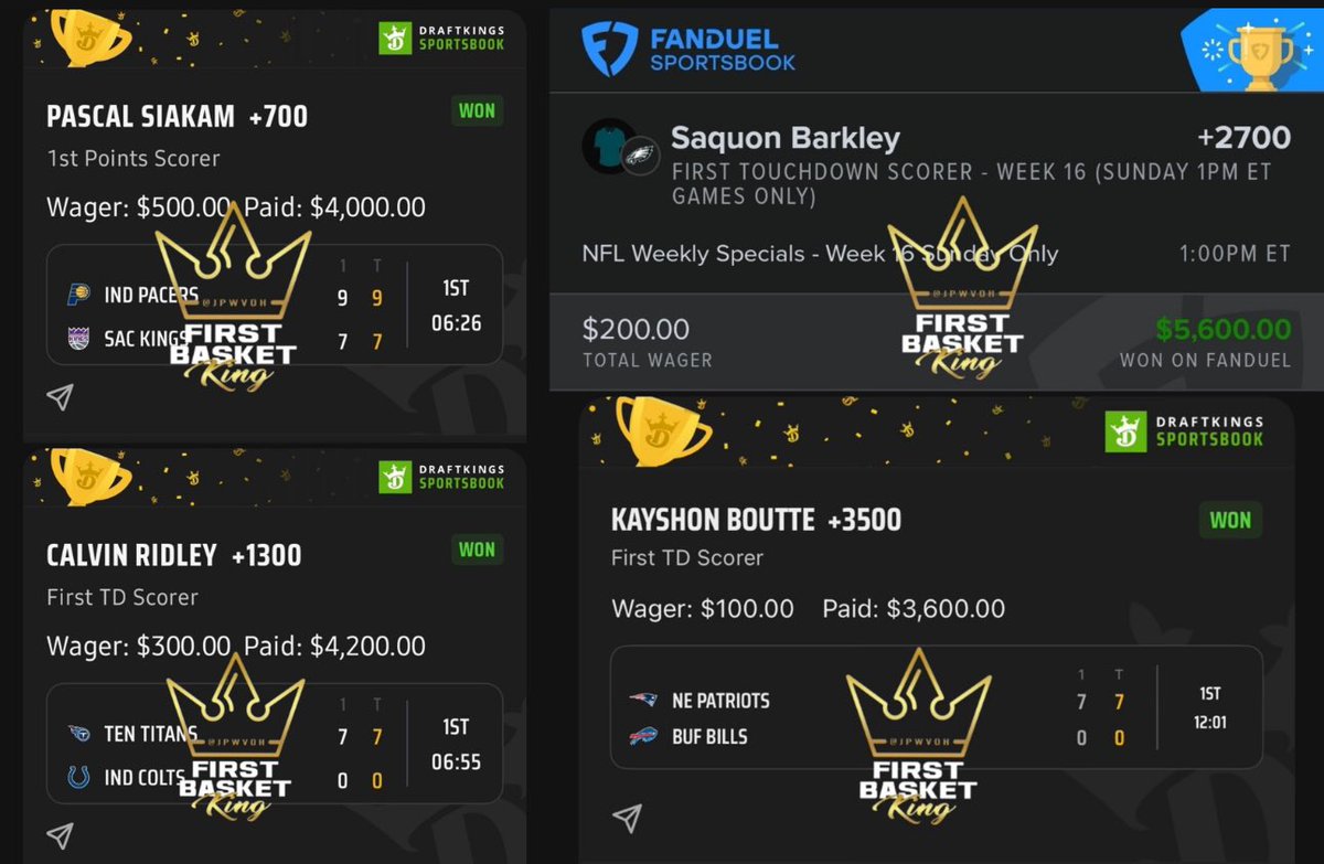 JPWVOH's tweet image. Yesterday was crazy!  Free Twitter plays cashed.  Several discord plays cashed.  Nothing but positive vibes!  I want to give back.  Lunch on me.  Drop your cashapps below. I'll choose a few. 

Must like and RT this post

Must be following me

#FirstBasketKing #FirstTouchdownKing
