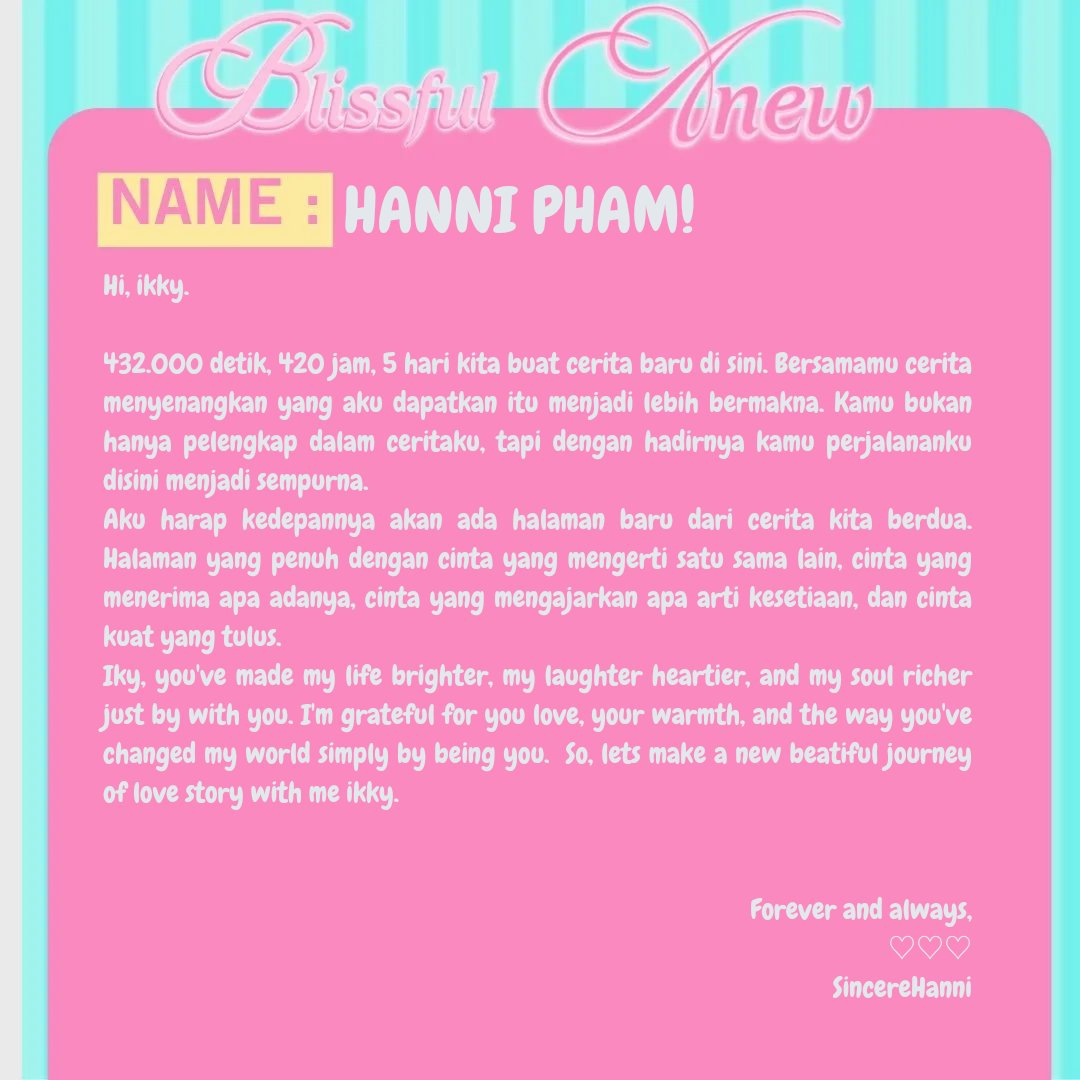 SincereHannyi's tweet photo. @BlissfulAnew https://t.co/c1oOnAP3s9