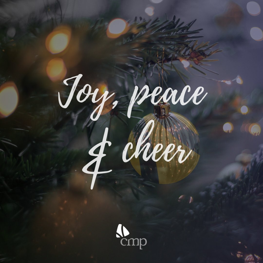 As 2024 nears an end, we’d like to thank both our clients and associates for their continued trust and collaboration this year.

From all of us at CMP.
