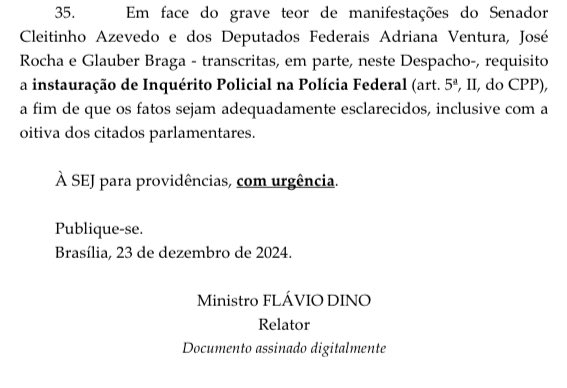 🚨URGENTE: Dino acatou nossos pedidos e dos outros amici curiae e autores da ADPF 854. Decretou medidas para impedir a reincidência do orçamento secreto e MANDOU A PF INVESTIGAR os esquemas de ocultamento e manipulação de emendas das comissões, supostamente liderados por Lira.