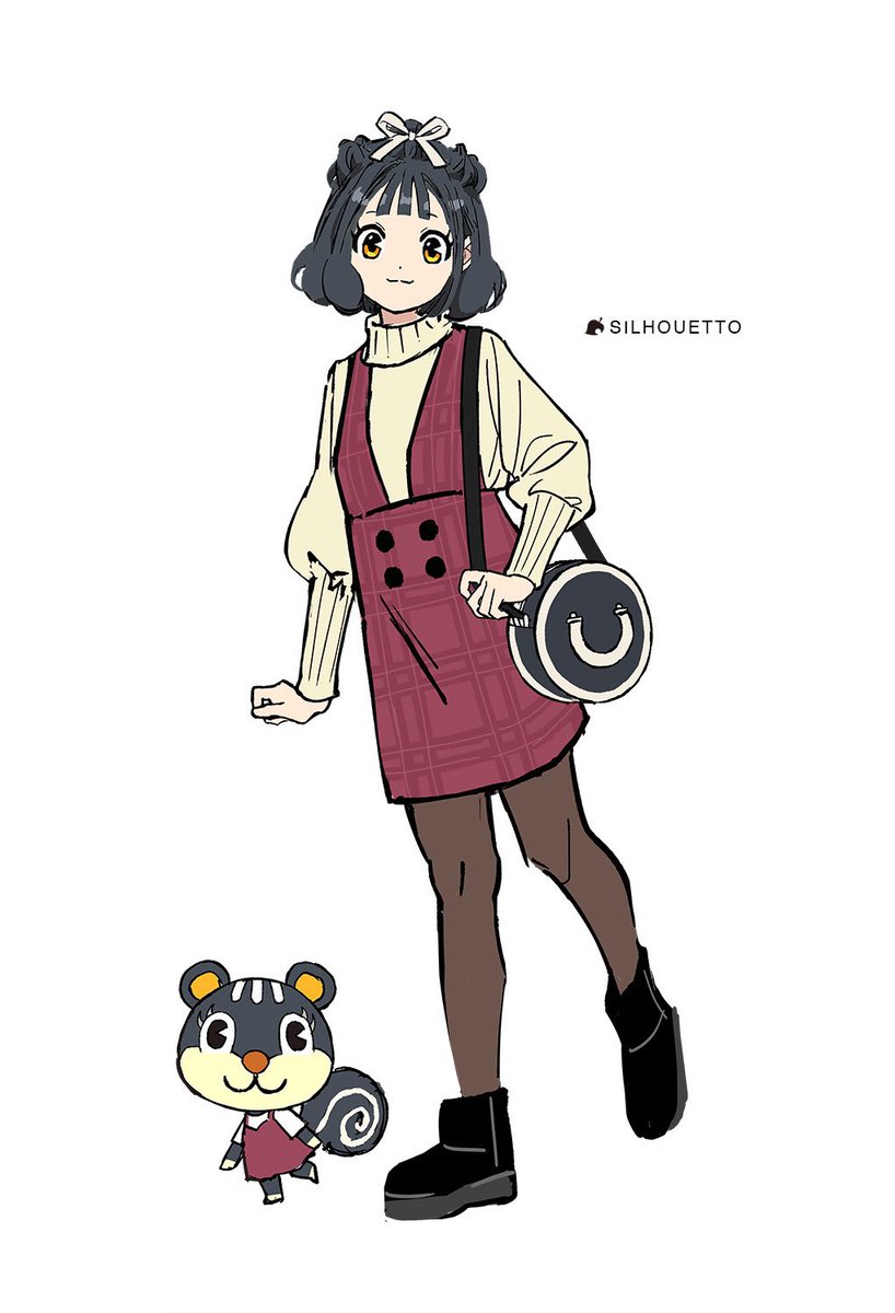 2024年自分が選ぶ今年の4枚 あつ森擬人化イラストから4枚