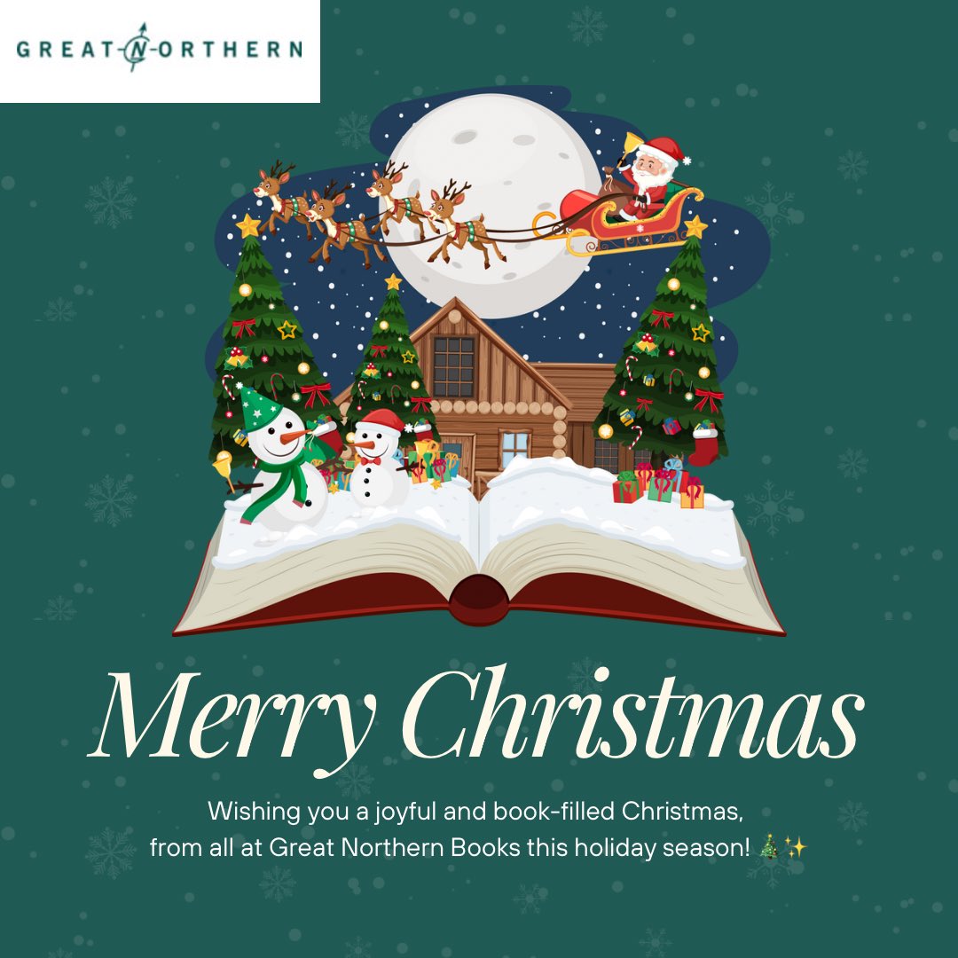 Wishing you all a book filled Christmas 🎄 

From all the team at Great Northern Books