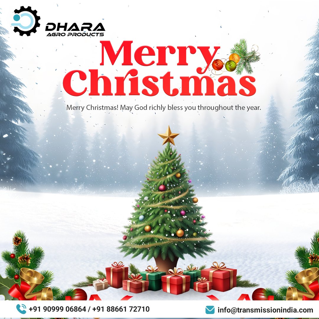 dhara_agro's tweet photo. 📷 Merry Christmas! 📷
Wishing you joy, love, and peace this holiday season! 📷📷Let’s make memories, spread kindness, and share lots of laughs. 📷📷
.

Cheers to new beginnings and endless blessings! 📷📷
Merry Christmas and Happy New Year! 📷📷

.
.

. https://t.co/v0mgqQiKPe