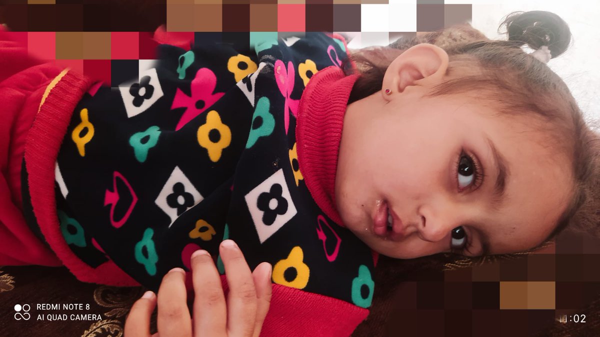 RehabAyman92700's tweet image. Help my daughter Ratil to get medicine and milk. Your help, even a little, will save my children’s lives. Don’t be stingy with Ratil by donating and sharing.chuffed.org/project/117350…