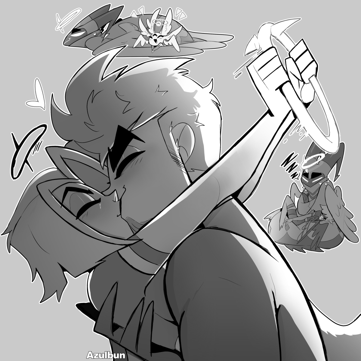 Sketch - Adam x Lute
#HazbinHotelAdam #HazbinHotelLute #Guitarspear