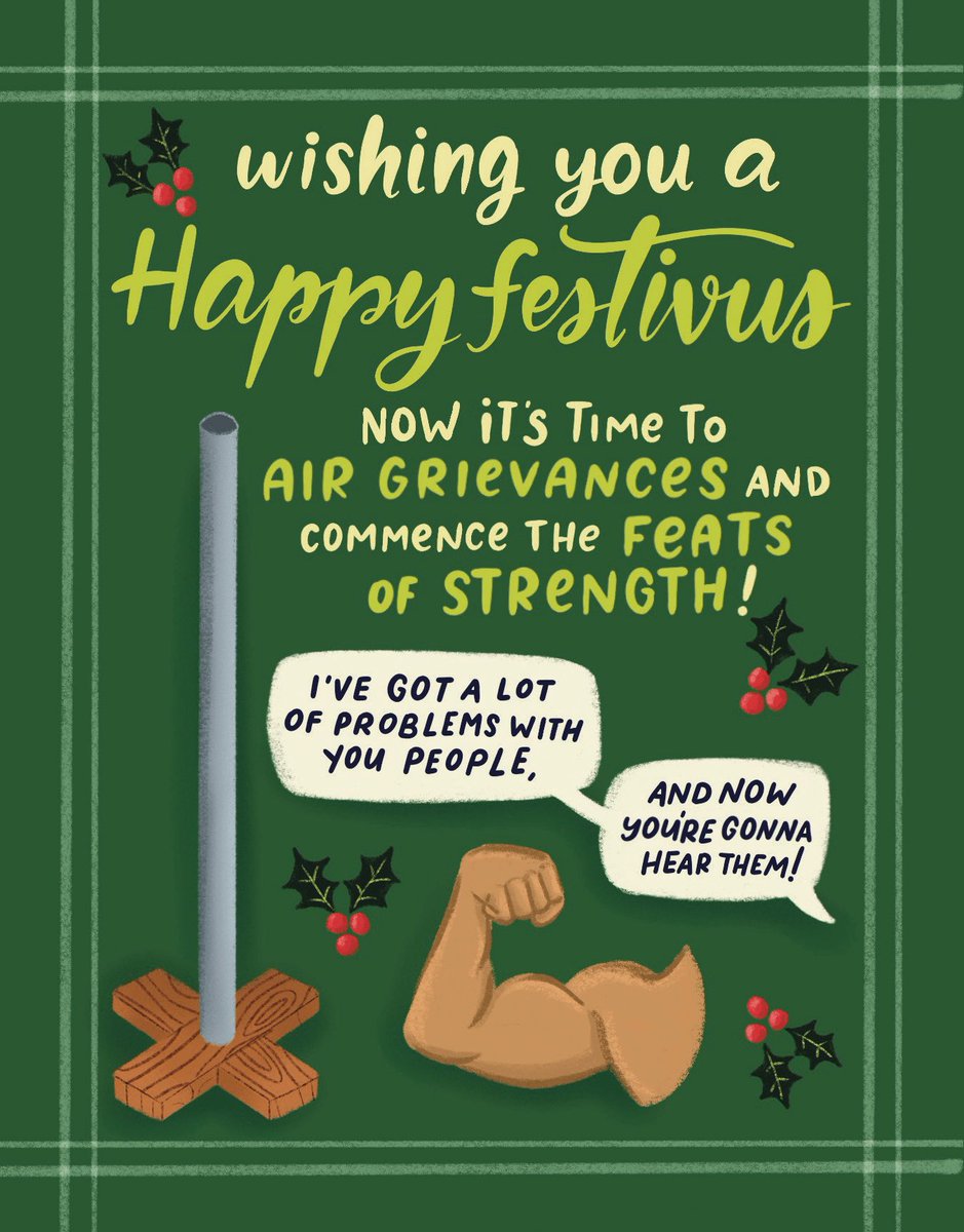 Happy Festivus!  

While the Feats of Strength will occur later, we can proceed with the Airing of Grievances, and do I have a lot of problems with you people.

To Ryan Poles, how could put such a lousy oline together when you played the position! #Festivus
