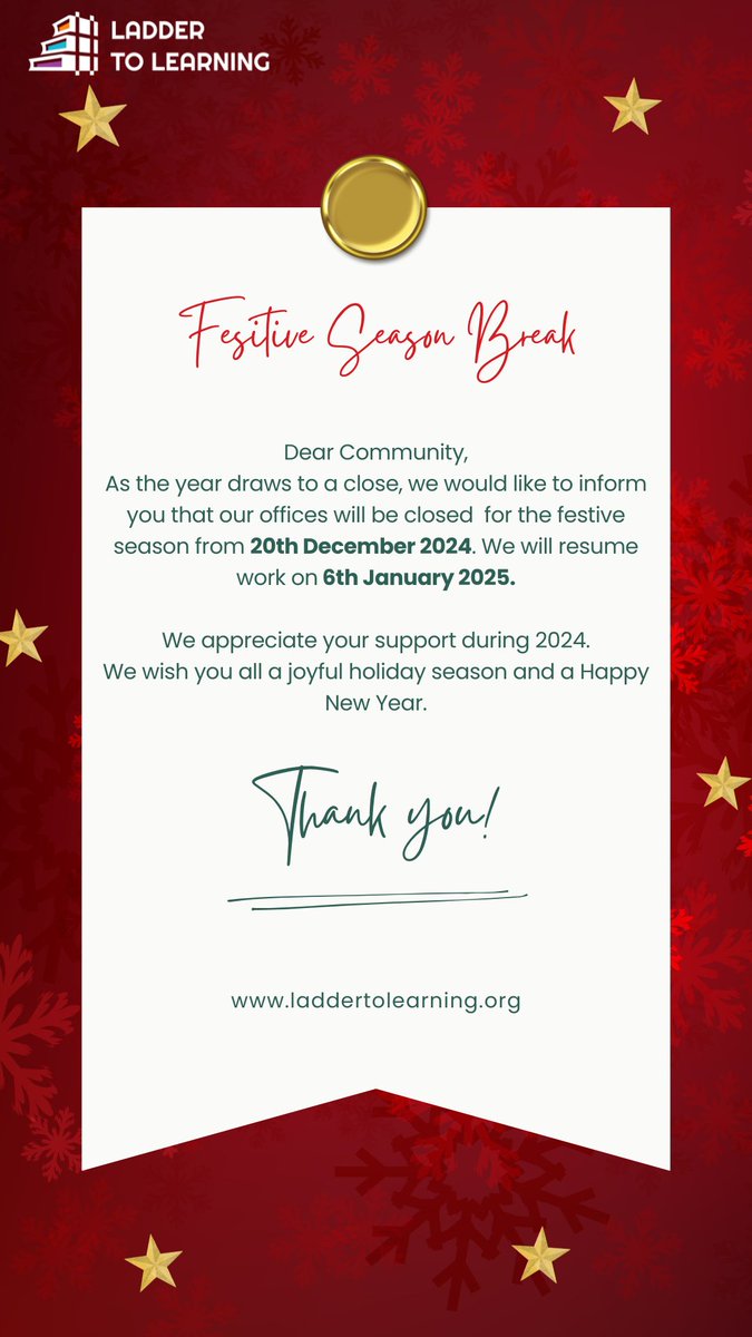 🌲Holiday Notice🌲