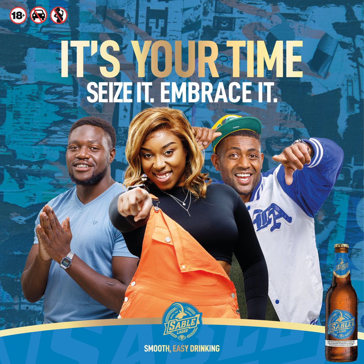#ItYourTime is Sable Lager’s way of saying, “You’ve got this!”

Seize your moment and embrace it, there’s no better time like now!