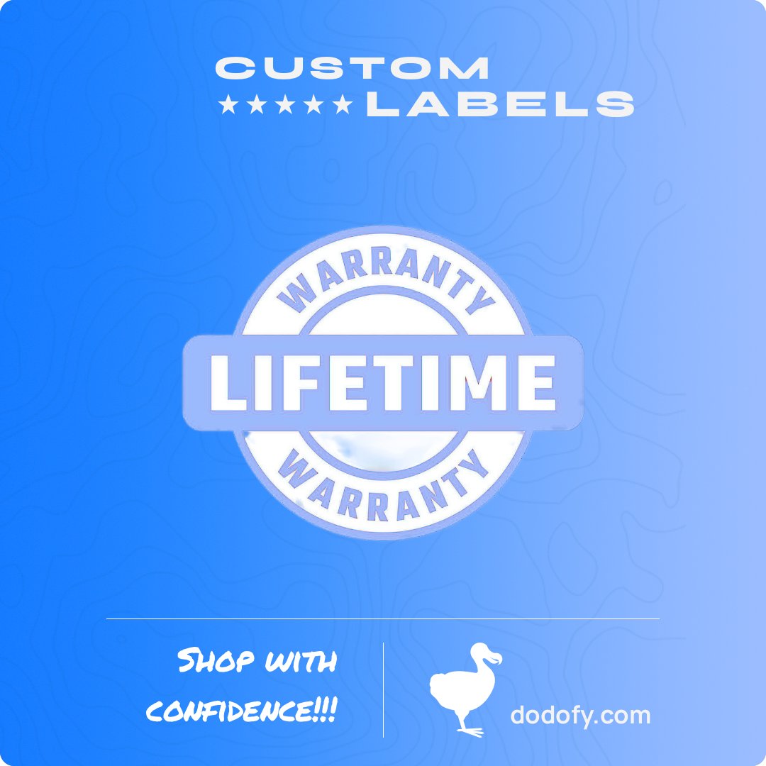 dodofy_com's tweet photo. Lifetime Warranty! 🛡️
We stand by the quality of our cotton labels! If there’s a defect in materials, colors, or craftsmanship, we’ll replace your labels or offer a full refund. 💯

🛒 Shop with confidence at https://t.co/6gTHqih1dd!

#DodofyLabels #LifetimeWarranty https://t.co/wT2JZO32Vg