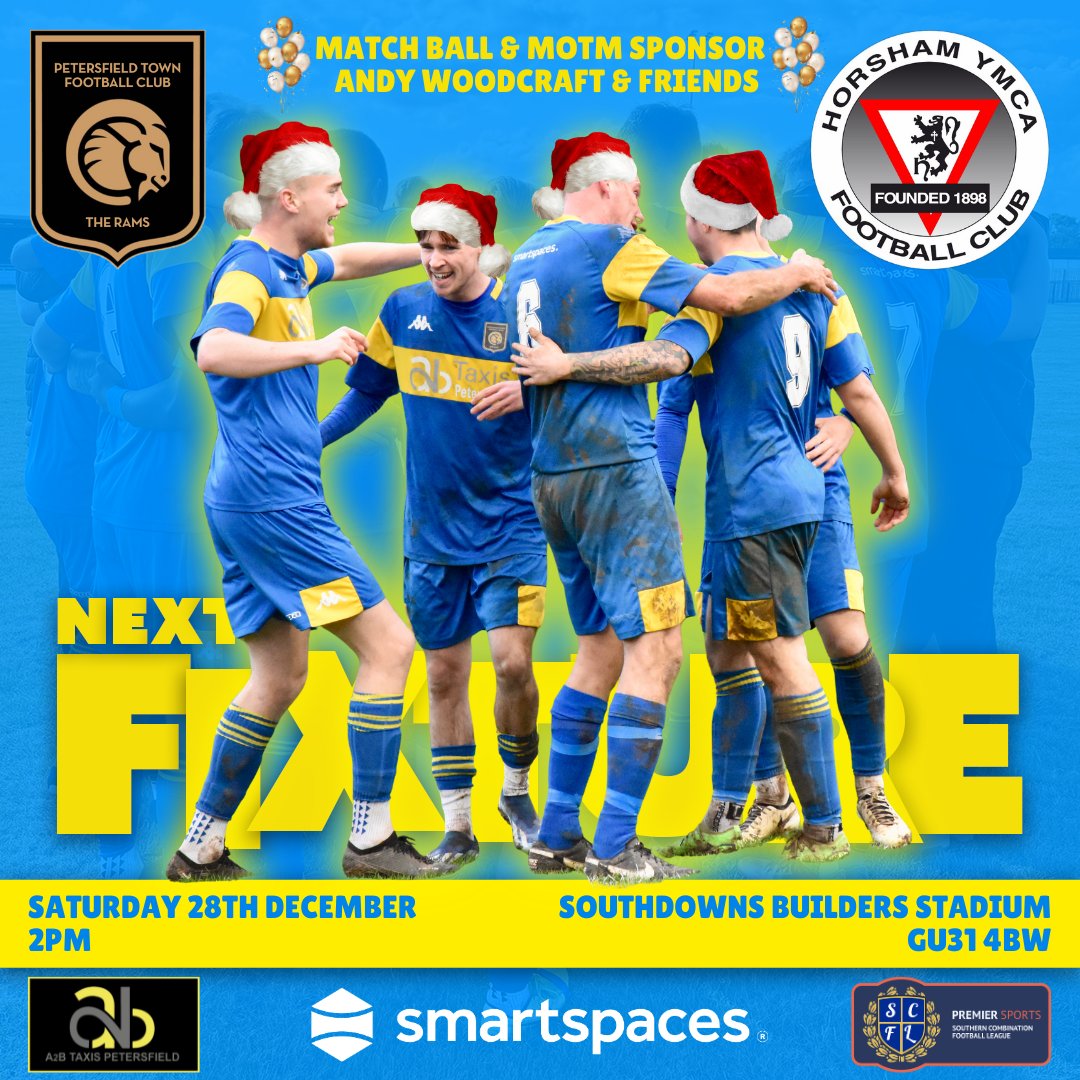 🎄| 𝙓𝙈𝘼𝙎 𝙒𝙀𝙀𝙆 𝘿𝙊𝙐𝘽𝙇𝙀-𝙃𝙀𝘼𝘿𝙀𝙍

Don't forget that after our Boxing Trip to Midhurst &amp; Easebourne we welcome Horsham YMCA on the 28th in a Christmas Week Double-Header. 

26th, 11am, Midhurst (Away)
28th, 2pm, Horsham YMCA (Home)

We would like to take this