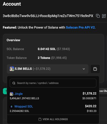 bio7ss's tweet photo. π¨ Be careful with $BELLS - Jingle π¨
Several wallets received solana from one wallet and then forwarded this solana via an intermediate account to another wallets, which all bought $BELLS! Ending up with many wallets holding exclusively the token! DYOR
π«‘ https://t.co/kDnhDsBlCg