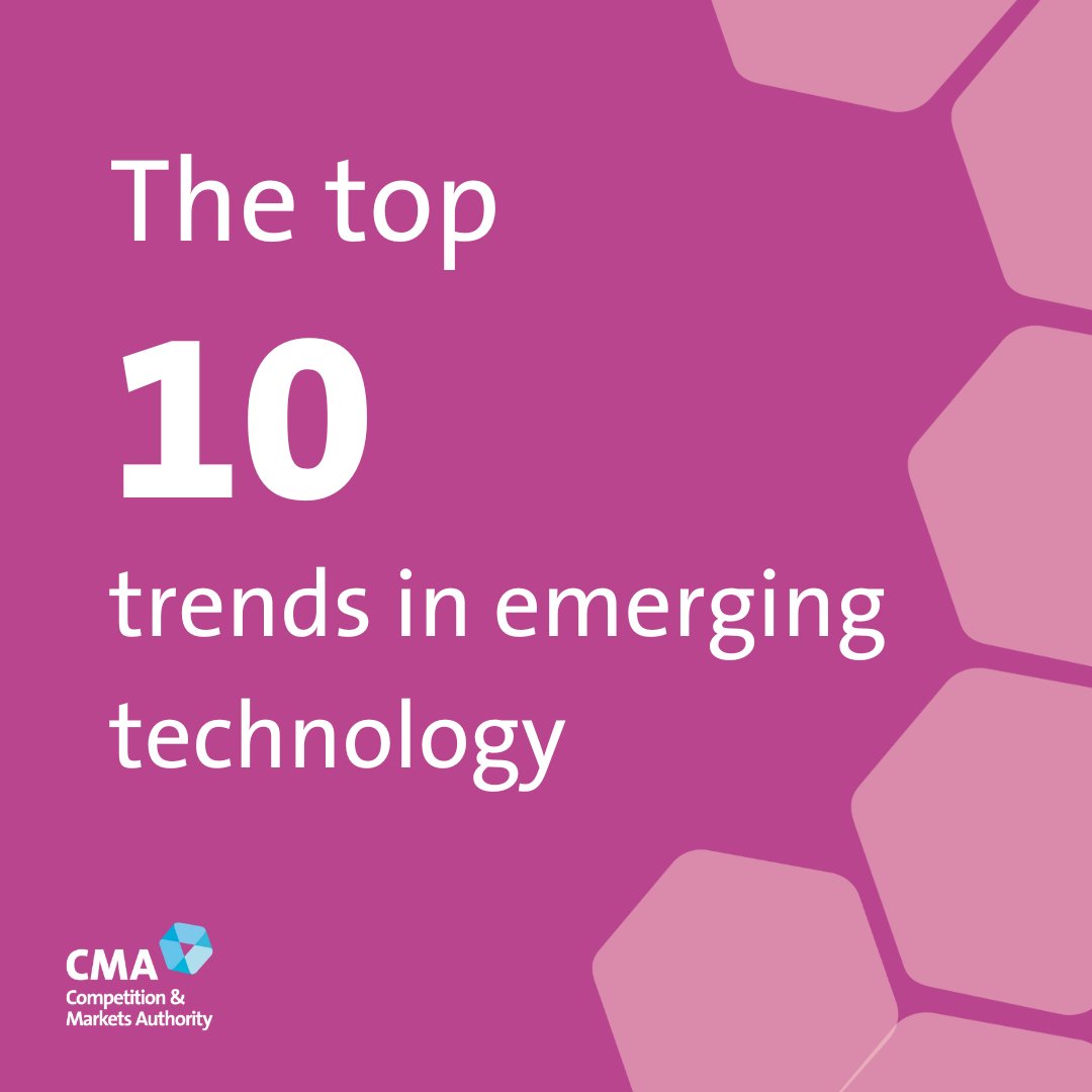 We’ve published our latest emerging technology trends.

Read our blog to find out how these trends may develop over the years and how the CMA will stay ahead of the curve.

competitionandmarkets.blog.gov.uk/2024/12/23/top…

#TechTrends