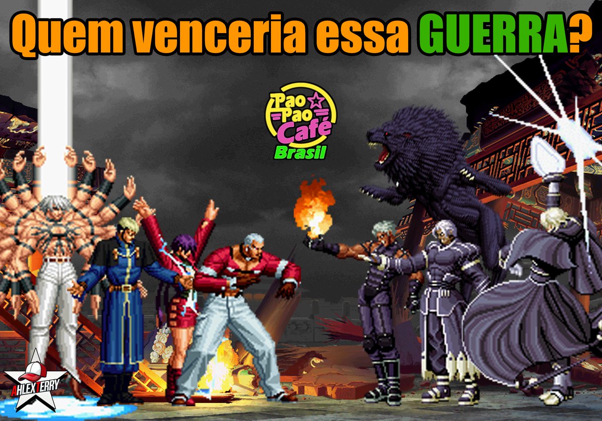 AhlexTerry's tweet photo. É GUERRA! Se os exércitos de Orochi e NESTS fizessem uma batalha épica? Qual grupo venceria?
#NESTS #KOF #OROCHI #guerra #igniz #goenitz #shermie #Yashiro #Krizalid #originalzero #glaugan https://t.co/Jge75fcfhE