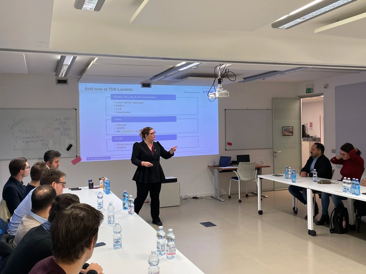 TDK_Corporation's tweet photo. 🌎At the beginning of the month, Team Member from multiple European locations and Group Companies, gathered in Milan, to complete the fourth #TCDP module: Communication to Inspire. 

#beinspiring #TDKUnited #TDKTransformation https://t.co/iwPtaW9VLl