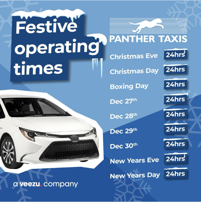 Let us handle the driving this festive season. Book a taxi with us and enjoy a stress-free holiday.

Download our app to book your ride #linkinbio

#Christmas #Taxi #Cambridge