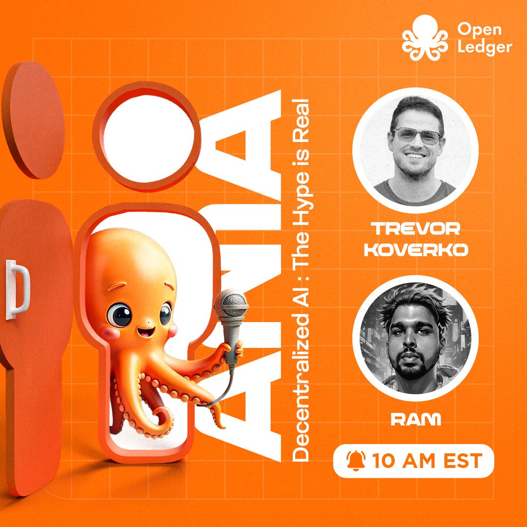 Talk AI and snag rewards? Say less.

Catch our core contributor <a href="/Ramkumartweet/">Ram</a> and <a href="/trevorkoverko/">Trevor Koverko</a> from <a href="/PlaySapien/">Sapien</a> dropping some truth bombs on future of Decentralized AI in this AMA later today at 10 AM EST!

x.com/i/spaces/1djxX…

20 lucky listeners who send a screenshot in