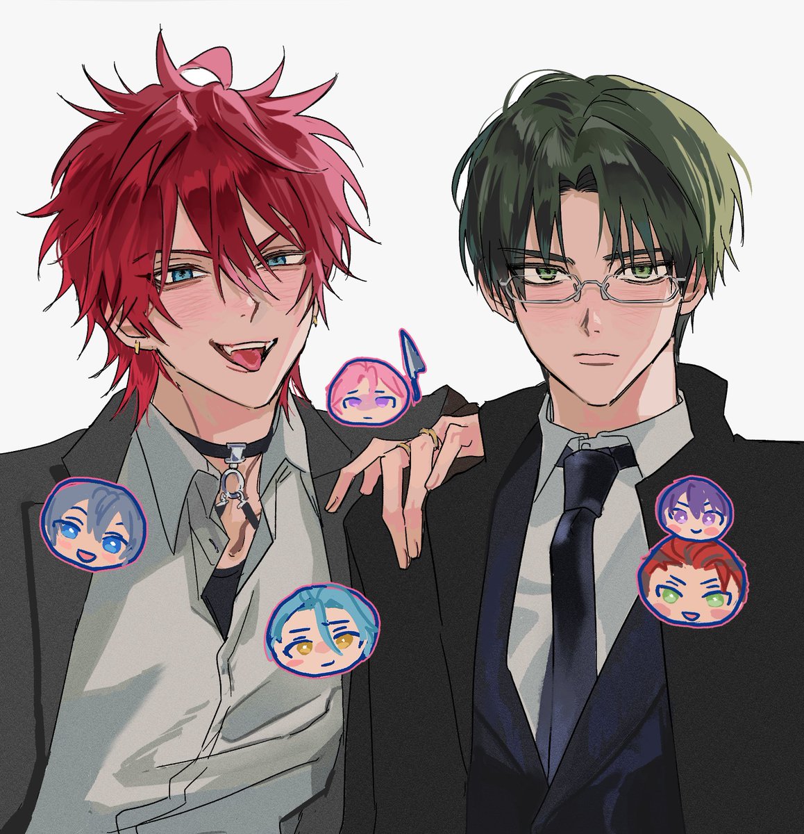 인간 유형의 양쪽 끝 같은 느낌