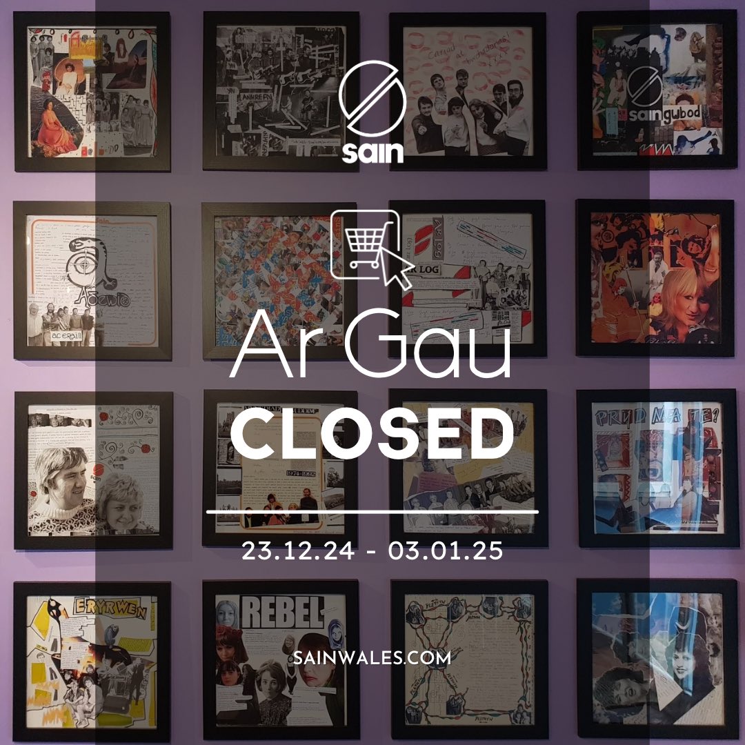 🛒 Bydd Sain ar gau Rhagfyr 23ain – Ionawr 3ydd, os byddwch yn archebu o fewn y cyfnod hwn, bydd eich archebu yn cael ei brosesu Ddydd Llun, Ionawr 6ed

🛒 Sain will be closed between December 23rd – January 3rd, any orders placed between these dates will be processed on Jan 6th.
