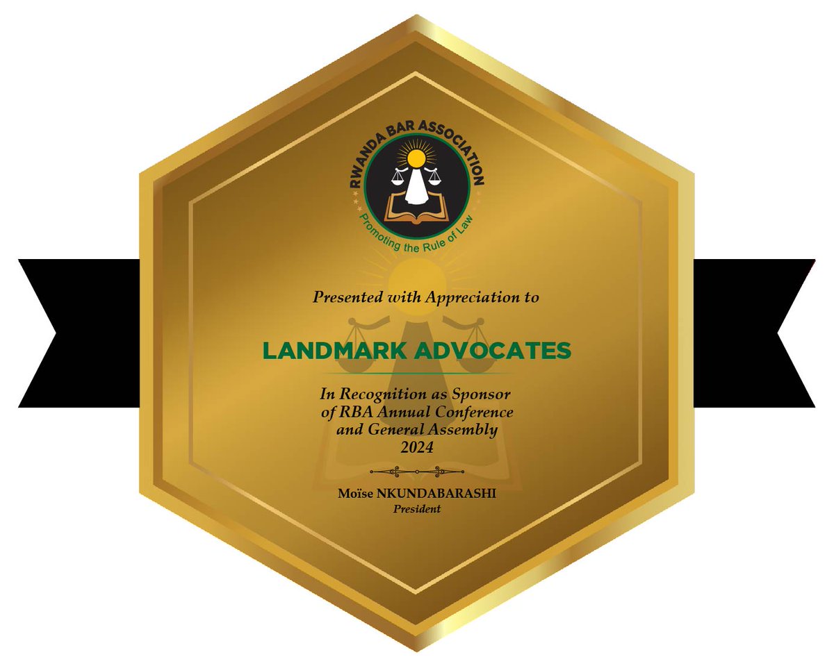 Dear partner,
The RBA leadership would like to extend its sincere appreciation for your support. At RBA, we also take this opportunity to wish you a happy festive season.<a href="/Moisenkunda/">Moïse NKUNDABARASHI (Adv.)🇷🇼</a> <a href="/landmarkadvo/">Landmark Advocates</a>